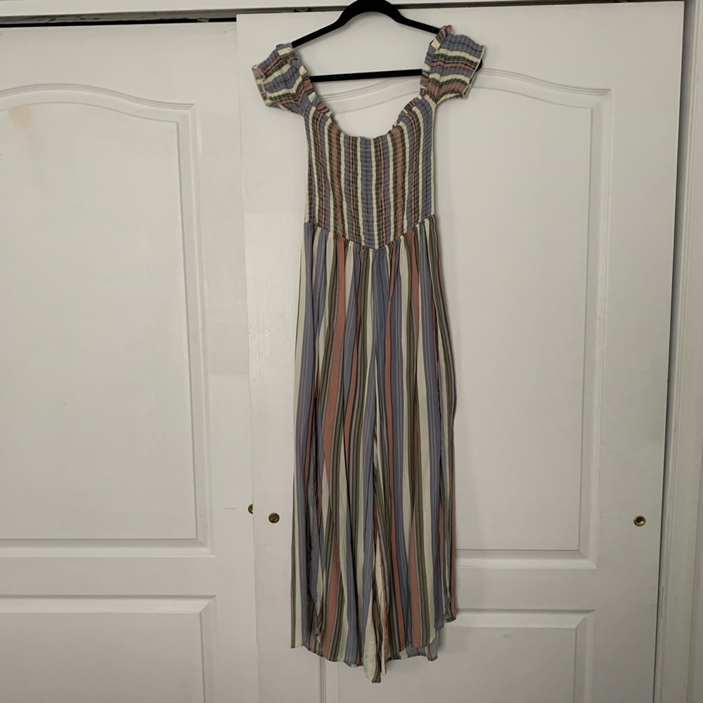 Striped jumpsuit